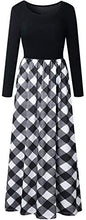 Load image into Gallery viewer, ZESICA Women&#39;s Floral Print Long Sleeve Pockets Empire Waist Pleated Long Maxi Dress