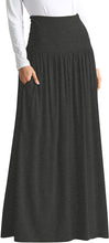 Load image into Gallery viewer, Regular &amp; Plus Size Maxi Skirts with Pockets
