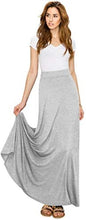 Load image into Gallery viewer, Lock and Love Women&#39;s Print/Solid High Waist Maxi Skirt-Made in U.S.A. - Zainab&#39;s Closet