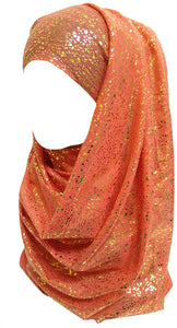 Lina & Lily Glitter Head Wrap Scarf Shawl Hijab - Zainab's Closet
