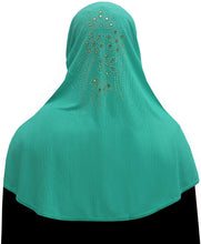 Load image into Gallery viewer, Yasmine Khimar One Piece Easy Instant Lycra Hijab Head Scarf for Women - Zainab&#39;s Closet