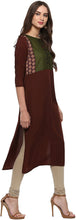 Load image into Gallery viewer, Janasya Indian Tunic Tops Crepe Kurti for Women