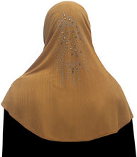 Load image into Gallery viewer, Yasmine Khimar One Piece Easy Instant Lycra Hijab Head Scarf for Women - Zainab&#39;s Closet