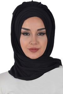 Instant Cotton Jersey Shawl Head Wrap Scarf - Zainab's Closet