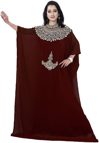 KoC Women's Long Maxi Summer One-Size Kaftan - Zainab's Closet