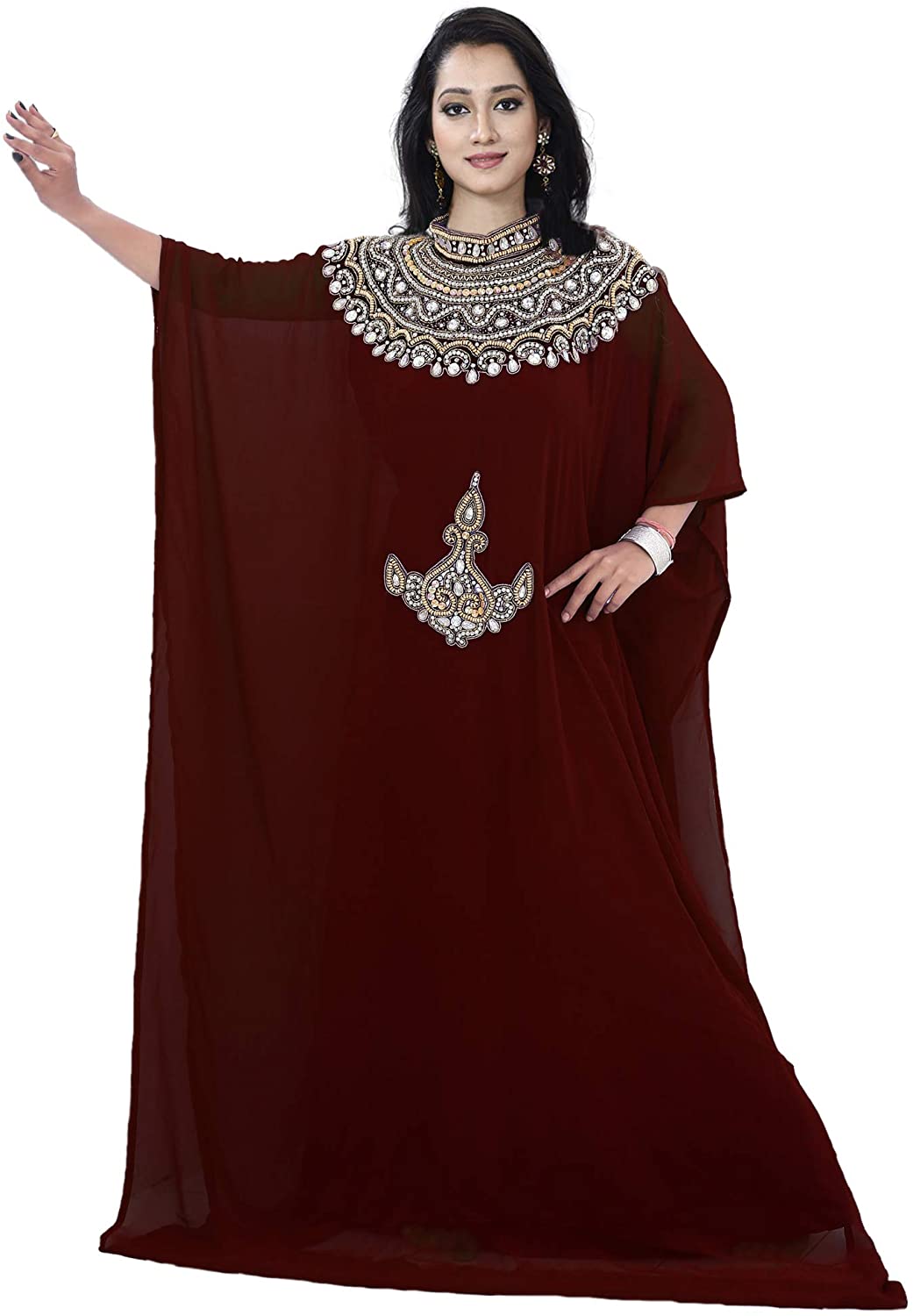 KoC Women's Long Maxi Summer One-Size Kaftan - Zainab's Closet