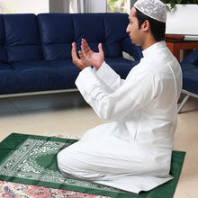 Load image into Gallery viewer, Praying Rug,Hitopin Travel Prayer Mat with Compass Pocket Sized Carry Bag and Attached Compass Praying Rug Portable Nylon Waterproof Easy Praying Mat 60100cm