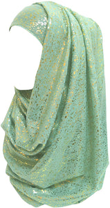 Lina & Lily Glitter Head Wrap Scarf Shawl Hijab - Zainab's Closet