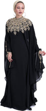 Load image into Gallery viewer, Athena Long Sleeve Chiffon Maxi Formal Gown Kaftan - Zainab&#39;s Closet