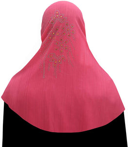 Yasmine Khimar One Piece Easy Instant Lycra Hijab Head Scarf for Women - Zainab's Closet