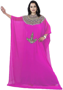 KoC Women's Long Maxi Summer One-Size Kaftan - Zainab's Closet