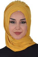 Load image into Gallery viewer, Instant Cotton Jersey Shawl Head Wrap Scarf - Zainab&#39;s Closet