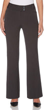 Load image into Gallery viewer, Rafaella Women&#39;s Curvy Fit Gabardine Boot Leg Trousers - Zainab&#39;s Closet
