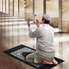 Load image into Gallery viewer, Hitopin Islamic, Travel Prayer Mat with Compass Pocket Sized Carry Bag and Attached Compass with Qibla Finder Praying Rug Portable Nylon Waterproof 2 Colors 2Packs
