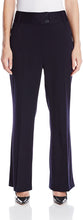 Load image into Gallery viewer, Rafaella Women&#39;s Curvy Fit Gabardine Boot Leg Trousers - Zainab&#39;s Closet