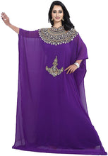 Load image into Gallery viewer, KoC Women&#39;s Long Maxi Summer One-Size Kaftan - Zainab&#39;s Closet