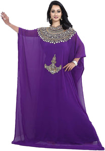 KoC Women's Long Maxi Summer One-Size Kaftan - Zainab's Closet