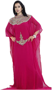 KoC Women's Long Maxi Summer One-Size Kaftan - Zainab's Closet