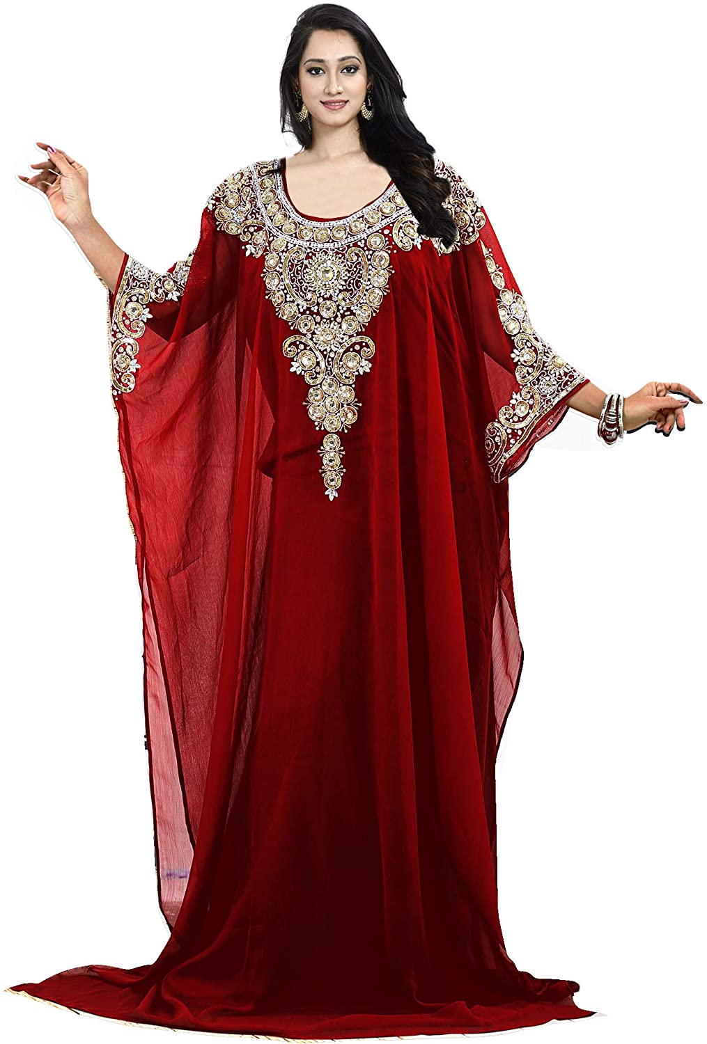 KoC Women's Wear Dubai Kaftan Abaya - Zainab's Closet