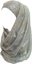 Load image into Gallery viewer, Lina &amp; Lily Glitter Head Wrap Scarf Shawl Hijab - Zainab&#39;s Closet