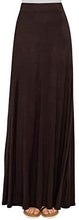 Load image into Gallery viewer, Lock and Love Women&#39;s Print/Solid High Waist Maxi Skirt-Made in U.S.A. - Zainab&#39;s Closet