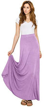 Load image into Gallery viewer, Lock and Love Women&#39;s Print/Solid High Waist Maxi Skirt-Made in U.S.A. - Zainab&#39;s Closet