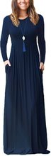 Load image into Gallery viewer, VIISHOW Casual Maxi Dress with Pockets - Zainab&#39;s Closet
