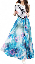 Load image into Gallery viewer, Afibi Womens Full/Ankle Length Blending Maxi Chiffon Long Skirt - Zainab&#39;s Closet
