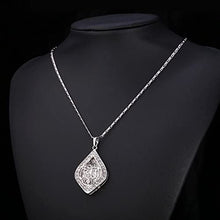 Load image into Gallery viewer, U7 Unisex Platinum / 18K Gold Plated Allah Pendant with 22 inch Link Chain Necklace