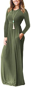 VIISHOW Casual Maxi Dress with Pockets - Zainab's Closet