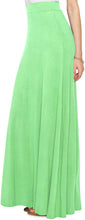 Load image into Gallery viewer, Lock and Love Women&#39;s Print/Solid High Waist Maxi Skirt-Made in U.S.A. - Zainab&#39;s Closet