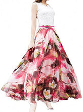 Load image into Gallery viewer, Afibi Womens Full/Ankle Length Blending Maxi Chiffon Long Skirt - Zainab&#39;s Closet