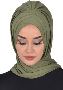 Instant Cotton Jersey Shawl Head Wrap Scarf - Zainab's Closet