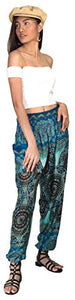 Joob Joob Women's Comfy Bohemian Tapered Elephant Loose Yoga Travel Pajama Lounge Pants - Zainab's Closet