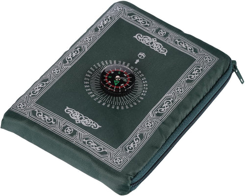Praying Rug,Hitopin Travel Prayer Mat with Compass Pocket Sized Carry Bag and Attached Compass Praying Rug Portable Nylon Waterproof Easy Praying Mat 60100cm