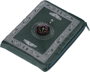 Praying Rug,Hitopin Travel Prayer Mat with Compass Pocket Sized Carry Bag and Attached Compass Praying Rug Portable Nylon Waterproof Easy Praying Mat 60100cm
