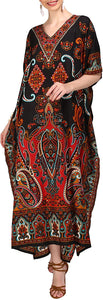 Miss Lavish London Ladies Kaftan Kimono Maxi Style Dress Teens-Adult Women in Regular to Plus Size
