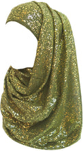 Load image into Gallery viewer, Lina &amp; Lily Glitter Head Wrap Scarf Shawl Hijab - Zainab&#39;s Closet