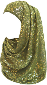 Lina & Lily Glitter Head Wrap Scarf Shawl Hijab - Zainab's Closet