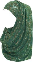 Load image into Gallery viewer, Lina &amp; Lily Glitter Head Wrap Scarf Shawl Hijab - Zainab&#39;s Closet