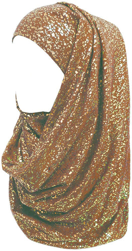Lina & Lily Glitter Head Wrap Scarf Shawl Hijab - Zainab's Closet