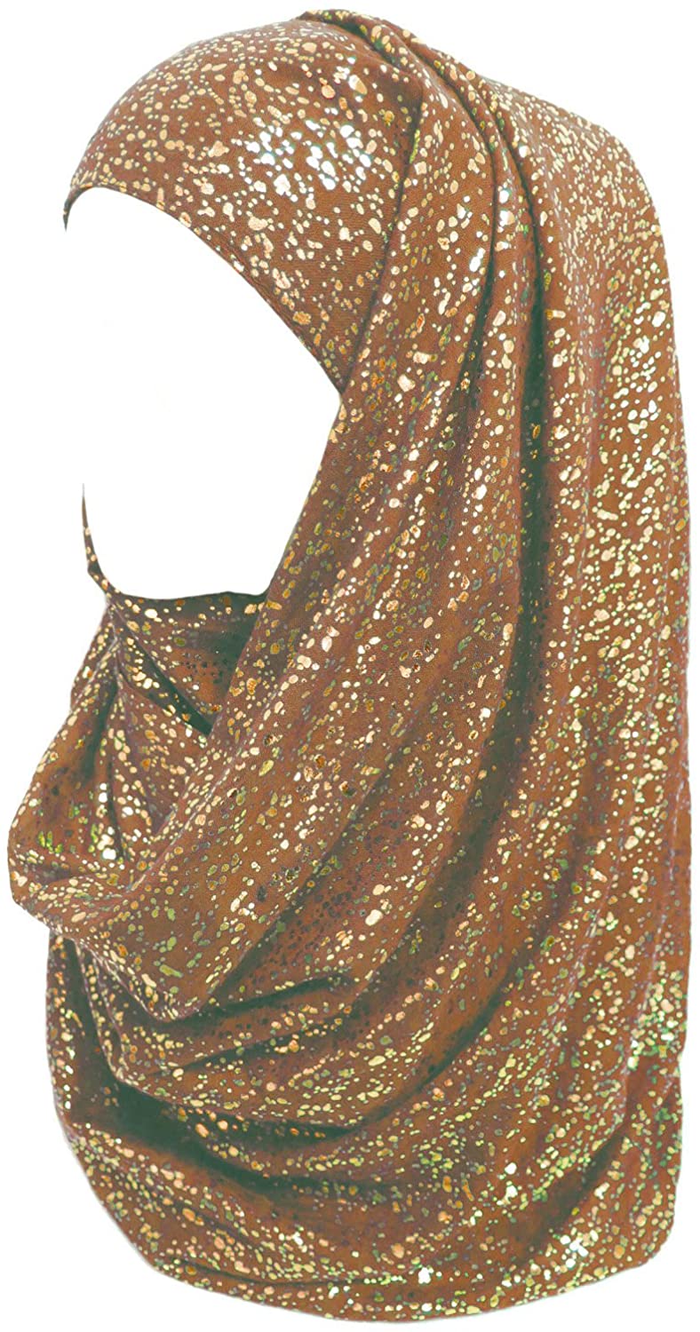 Lina & Lily Glitter Head Wrap Scarf Shawl Hijab - Zainab's Closet