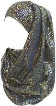 Load image into Gallery viewer, Lina &amp; Lily Glitter Head Wrap Scarf Shawl Hijab - Zainab&#39;s Closet