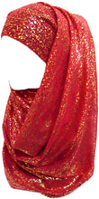 Load image into Gallery viewer, Lina &amp; Lily Glitter Head Wrap Scarf Shawl Hijab - Zainab&#39;s Closet