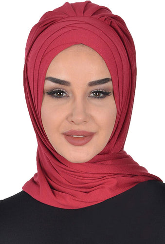 Instant Cotton Jersey Shawl Head Wrap Scarf - Zainab's Closet
