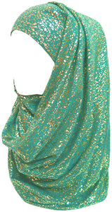 Lina & Lily Glitter Head Wrap Scarf Shawl Hijab - Zainab's Closet