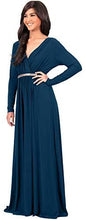 Load image into Gallery viewer, KOH KOH V-Neck Flowy Formal Kaftan Dress - Zainab&#39;s Closet