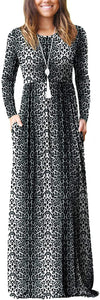 VIISHOW Casual Maxi Dress with Pockets - Zainab's Closet