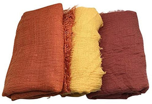 AxeSickle 3PCs Scarf Shawl Wrap Hijab - Zainab's Closet