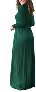 VIISHOW Casual Maxi Dress with Pockets - Zainab's Closet